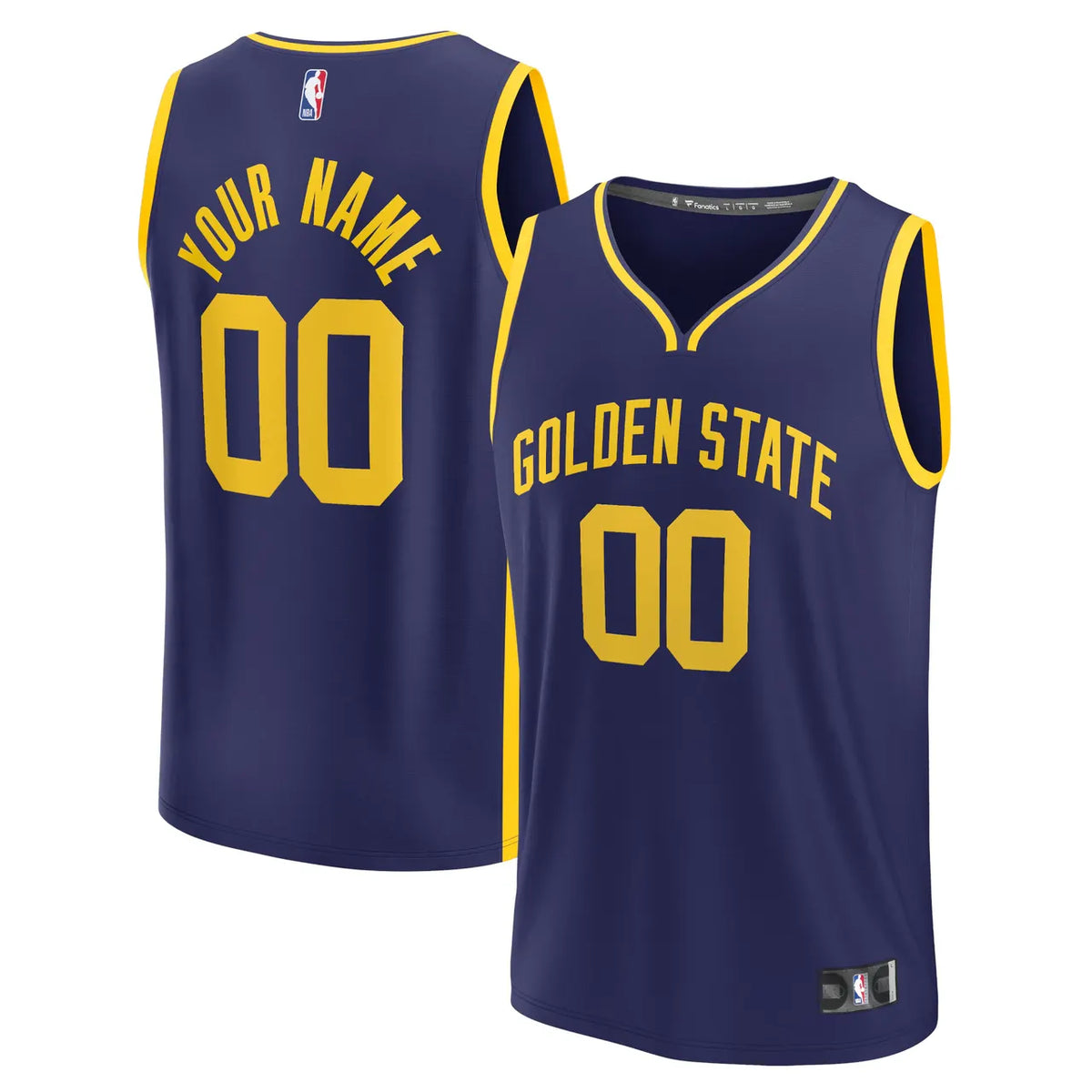 Warriors Custom Navy Jersey