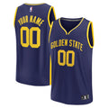 fanatics Warriors Navy Custom Jersey