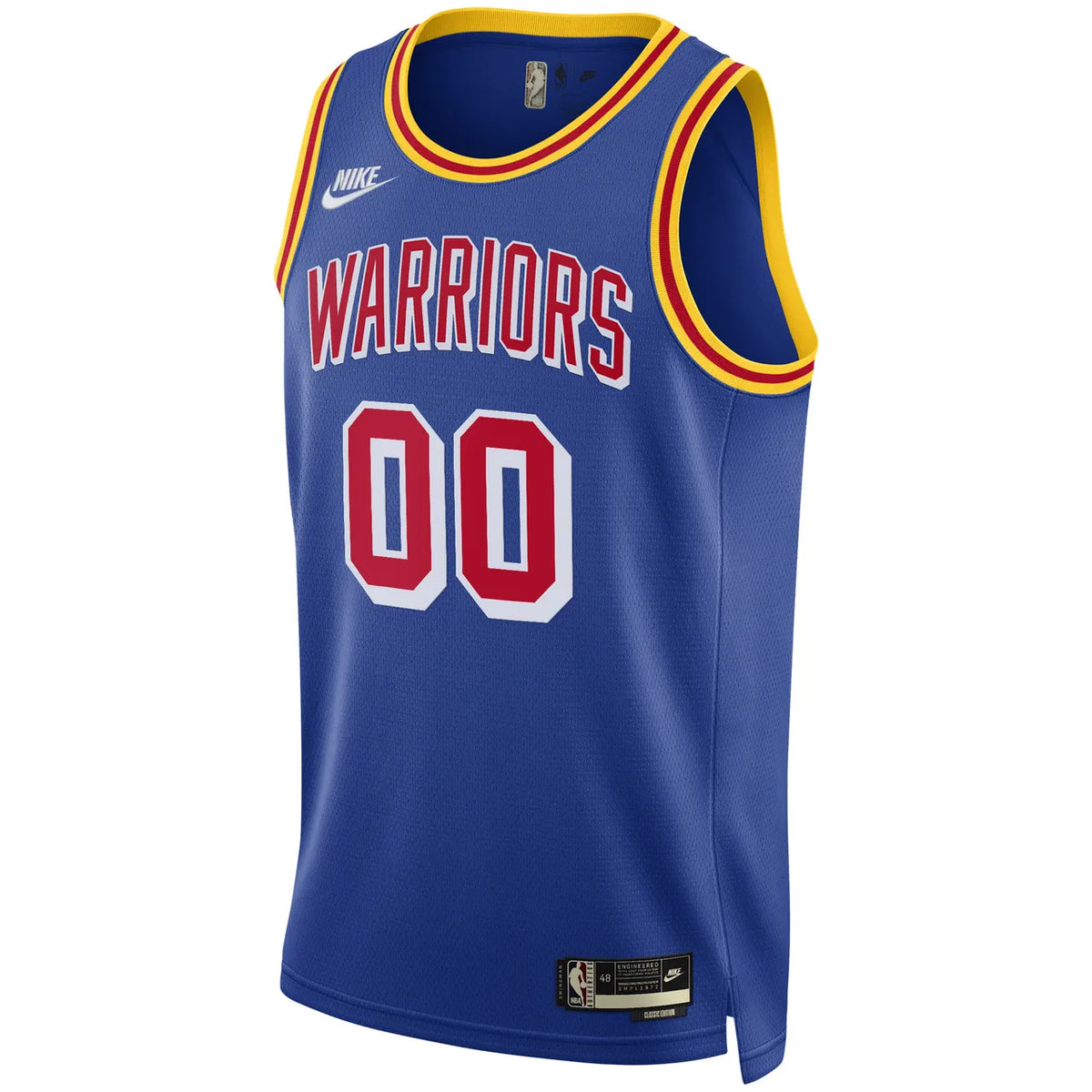 nike classic Warriors Blue Custom Jersey - Hình 3