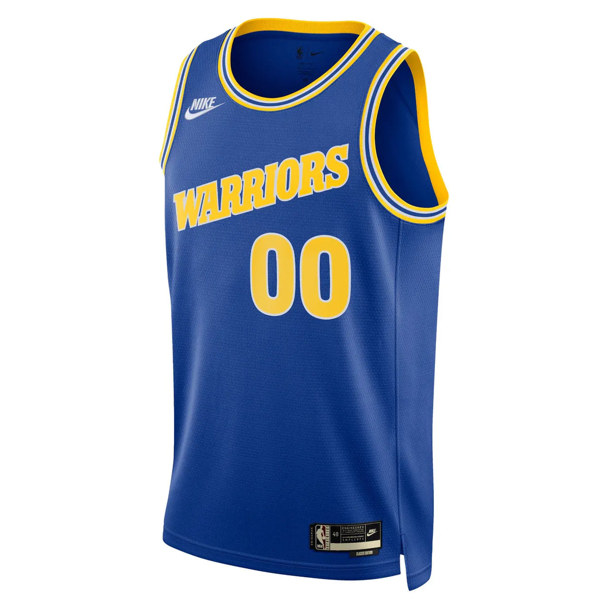 nike association Warriors Blue Custom Jersey - Hình 3