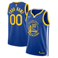 nike icon Warriors Blue Custom Jersey
