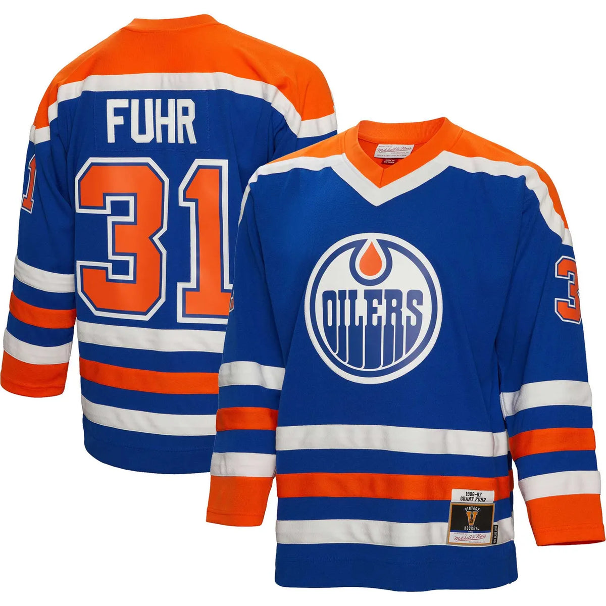 Mitchell & Ness Fuhr Oilers Jersey - Hình 2