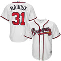 Maddux Braves White Jersey