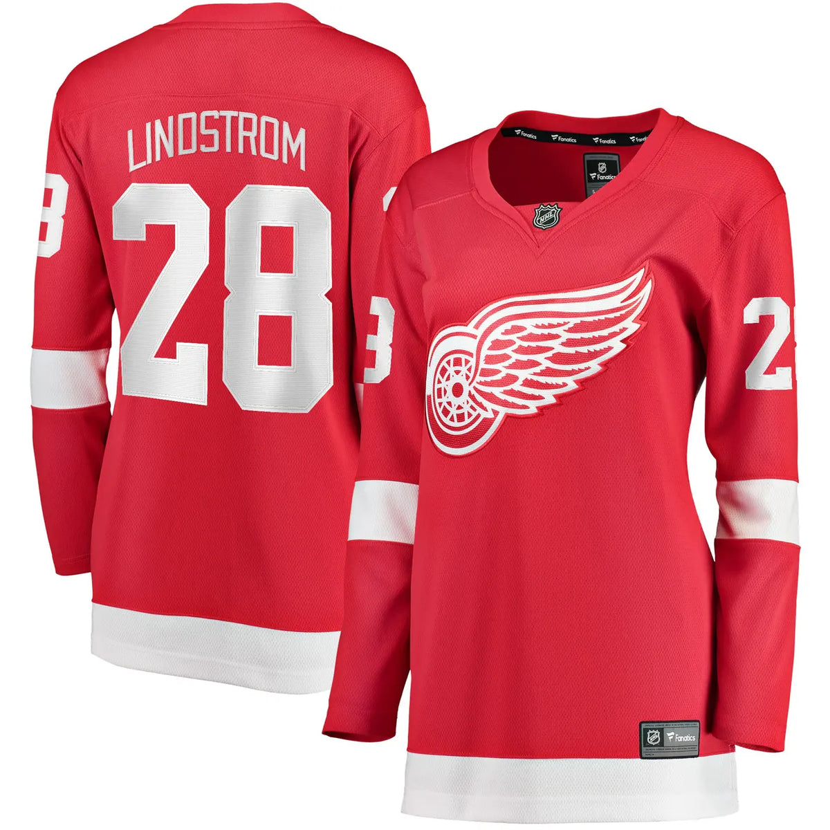 Fanatics Lindstrom Red Wings Jersey