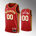 nike Hawks Red Custom Jersey