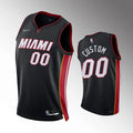 Custom Miami Heat Black Jersey nike