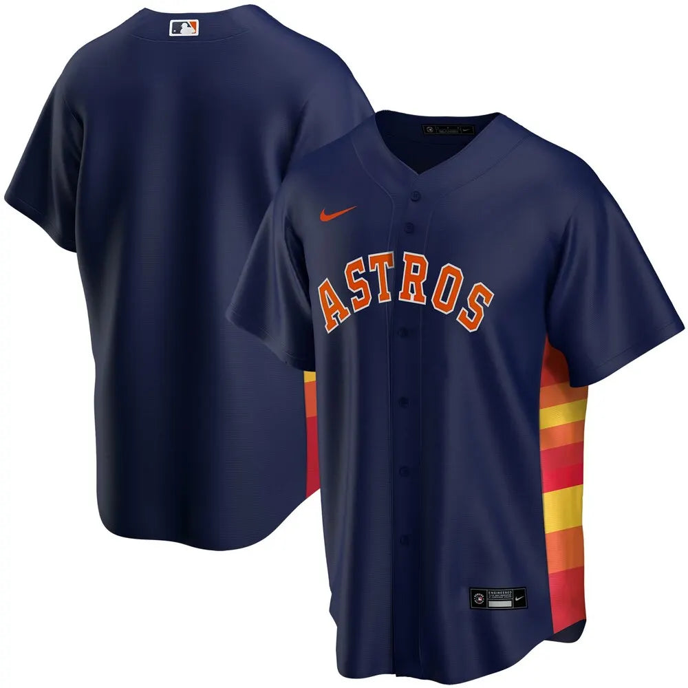 nike men Astros Navy Alternate Jersey