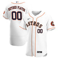 Astros White Retired Jersey