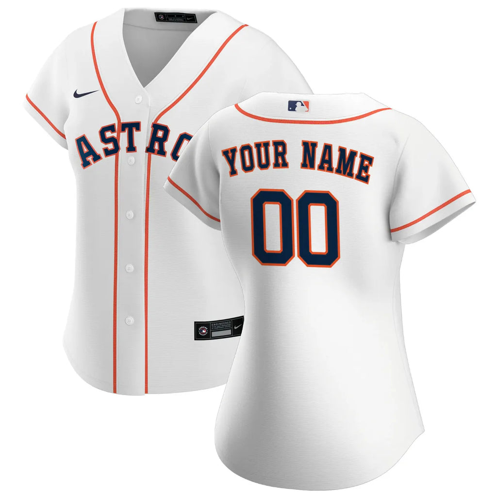 Astros White Custom Jersey nike - Hình 2