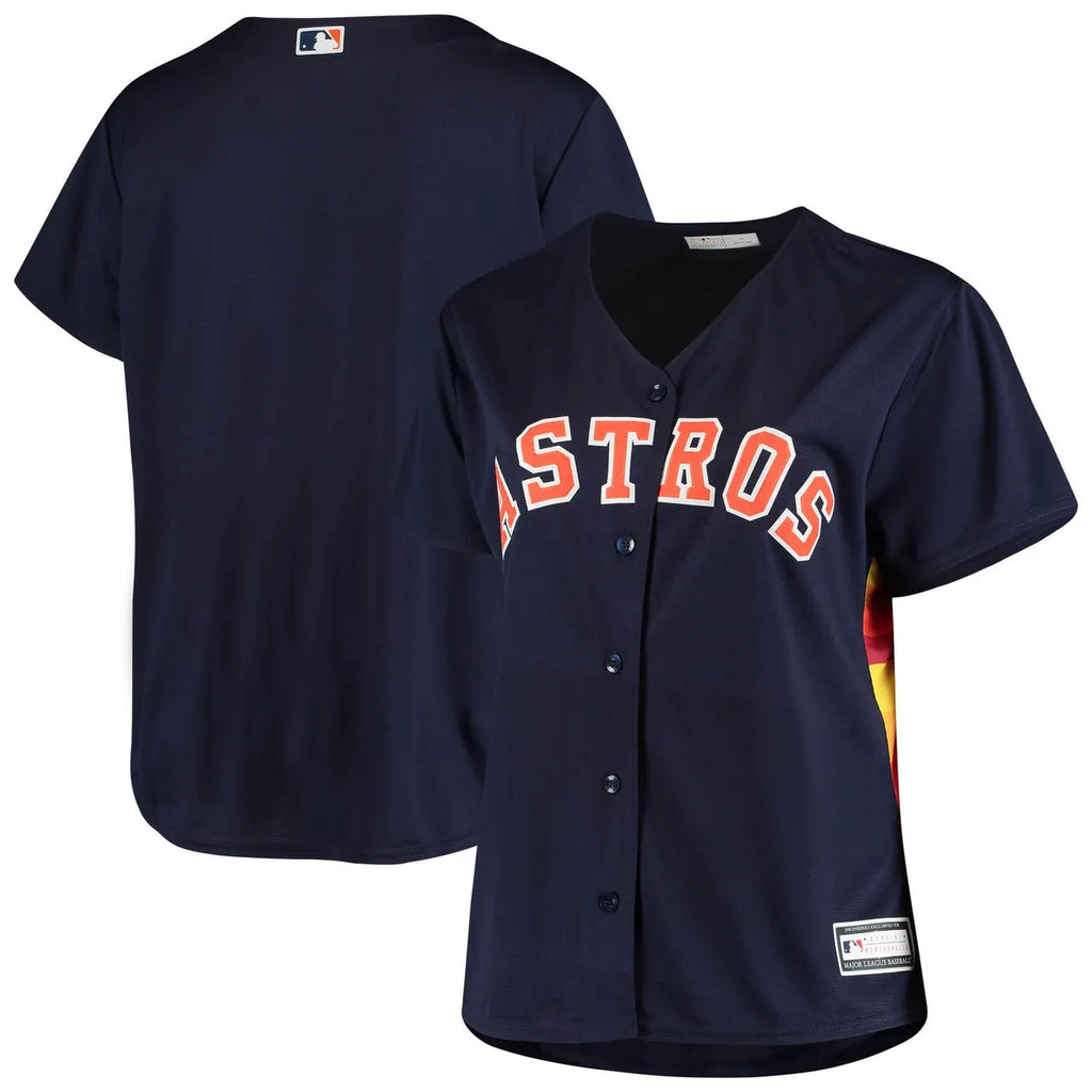 Astros Women's Navy Jersey