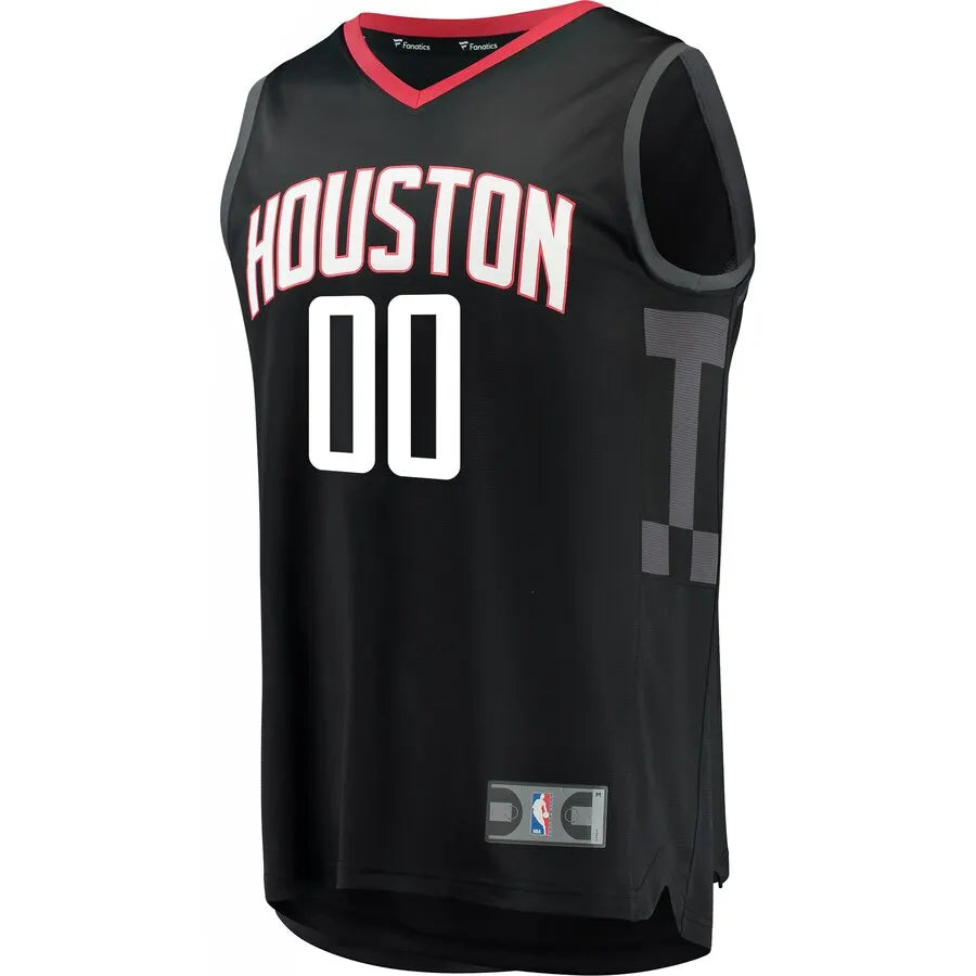 fanatics Rockets Custom Black Jersey