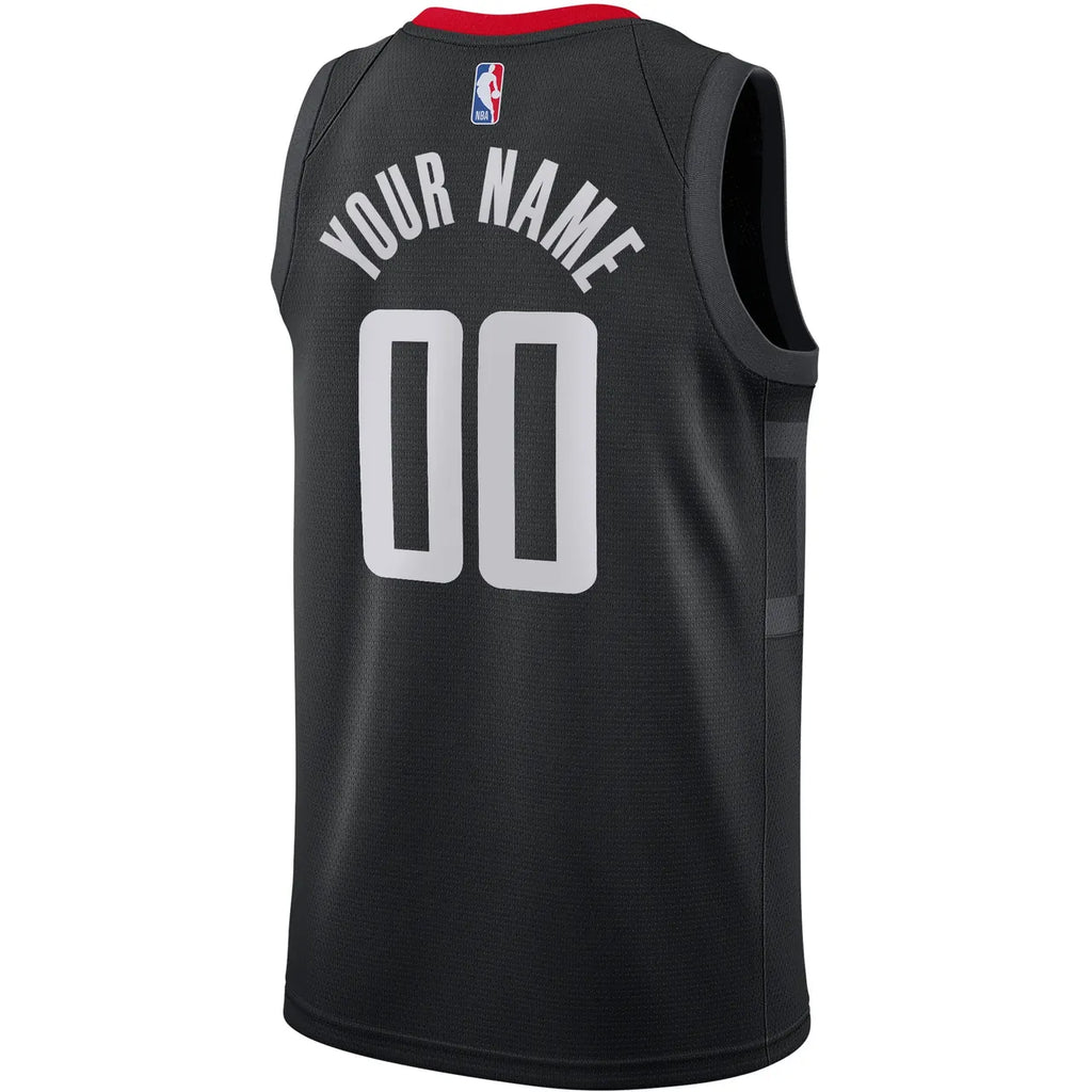 Rockets Black Alternate Jersey - Hình 2