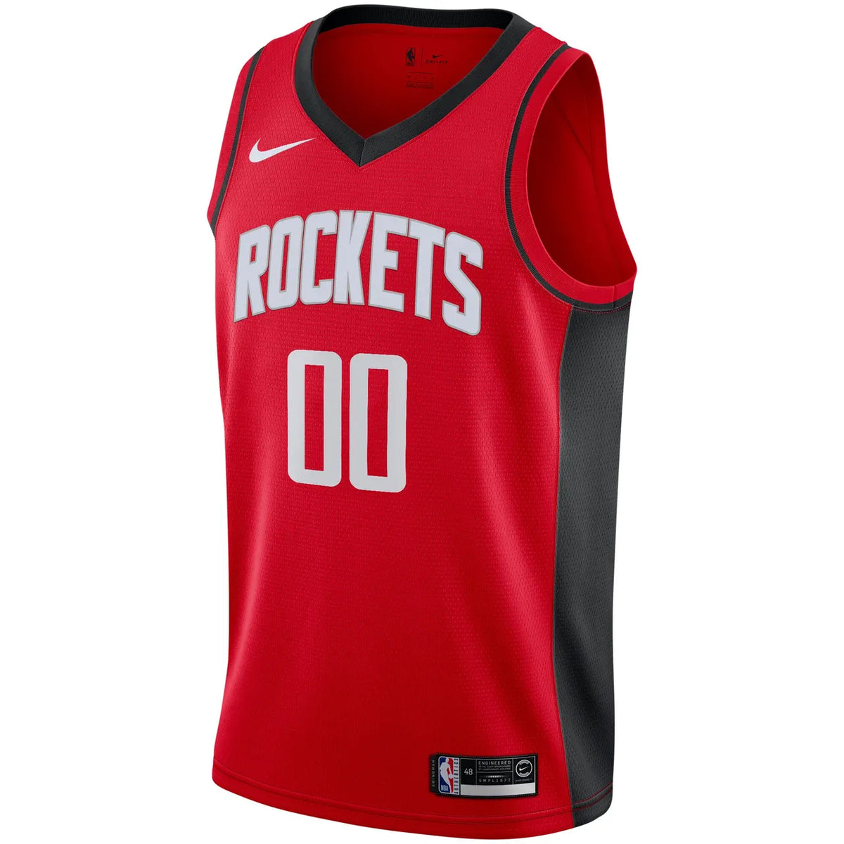 nike Rockets Red Custom Number Jersey - Hình 2