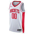Rockets White Custom Jersey nike association