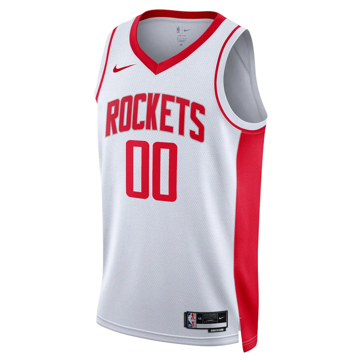 Rockets White Custom Jersey nike association