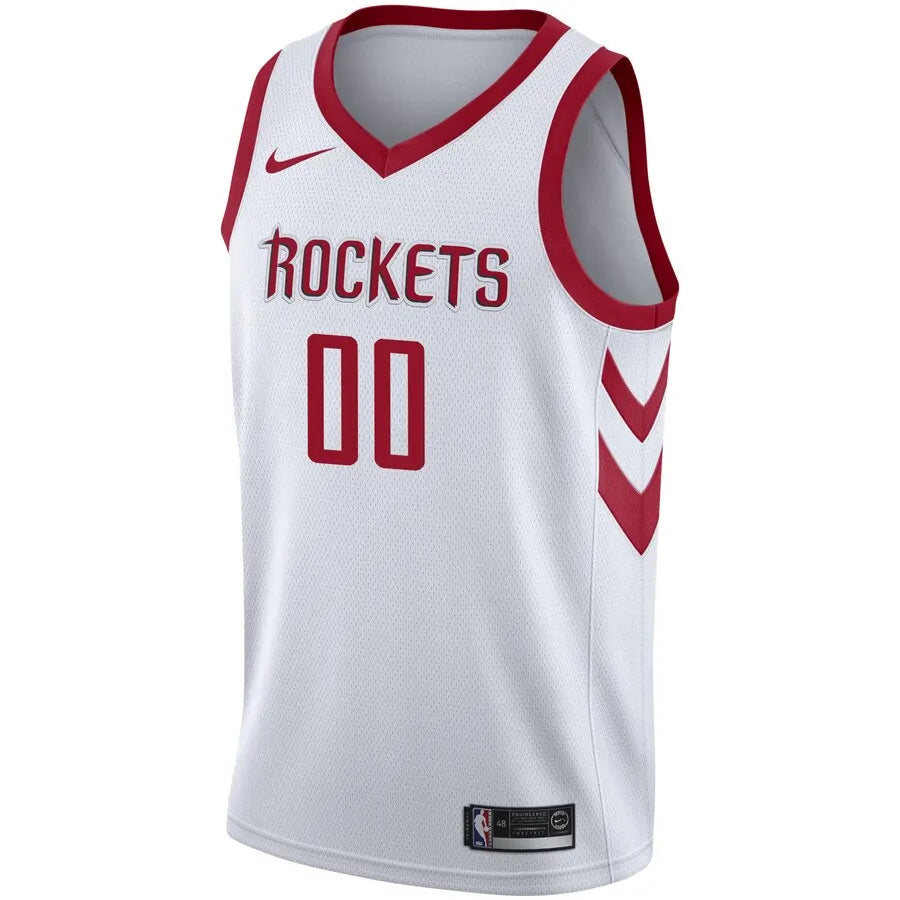 nike association Rockets White Custom Jersey - Hình 2