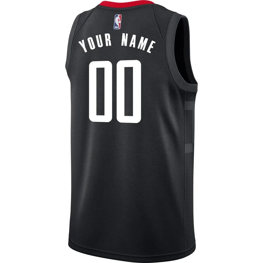 houston Rockets Black Custom Jersey