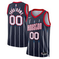 Rockets Navy Custom Jersey