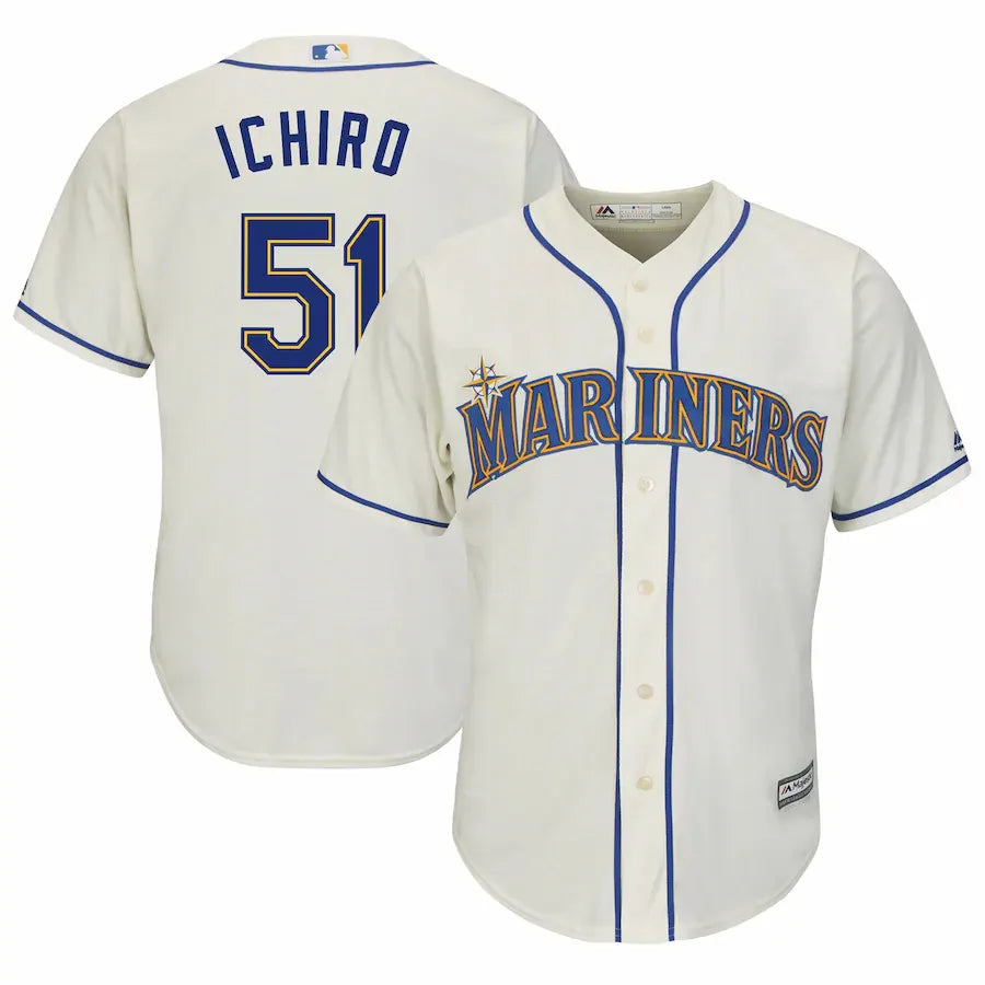 Ichiro Mariners Cream Jersey