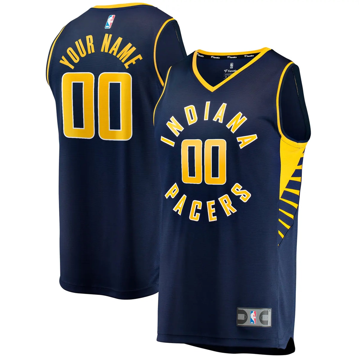 Pacers Navy Custom Jersey fanatics