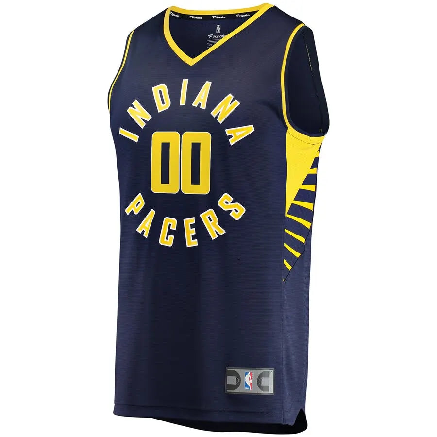 fanatics Pacers Navy Custom Jersey - Hình 2