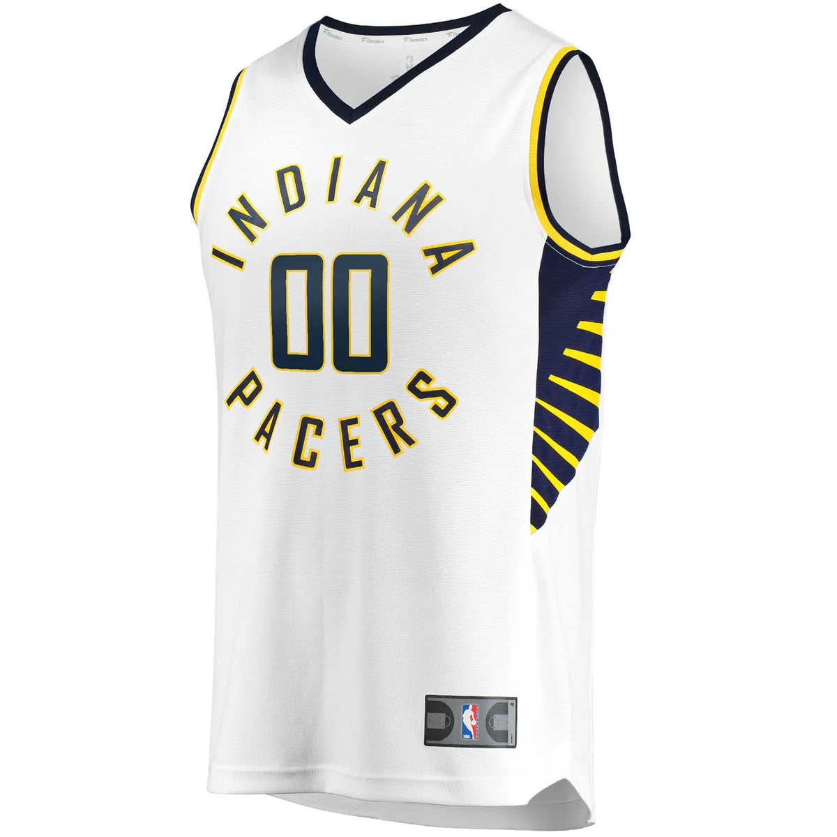 fanatics Pacers White Custom Jersey - Hình 3