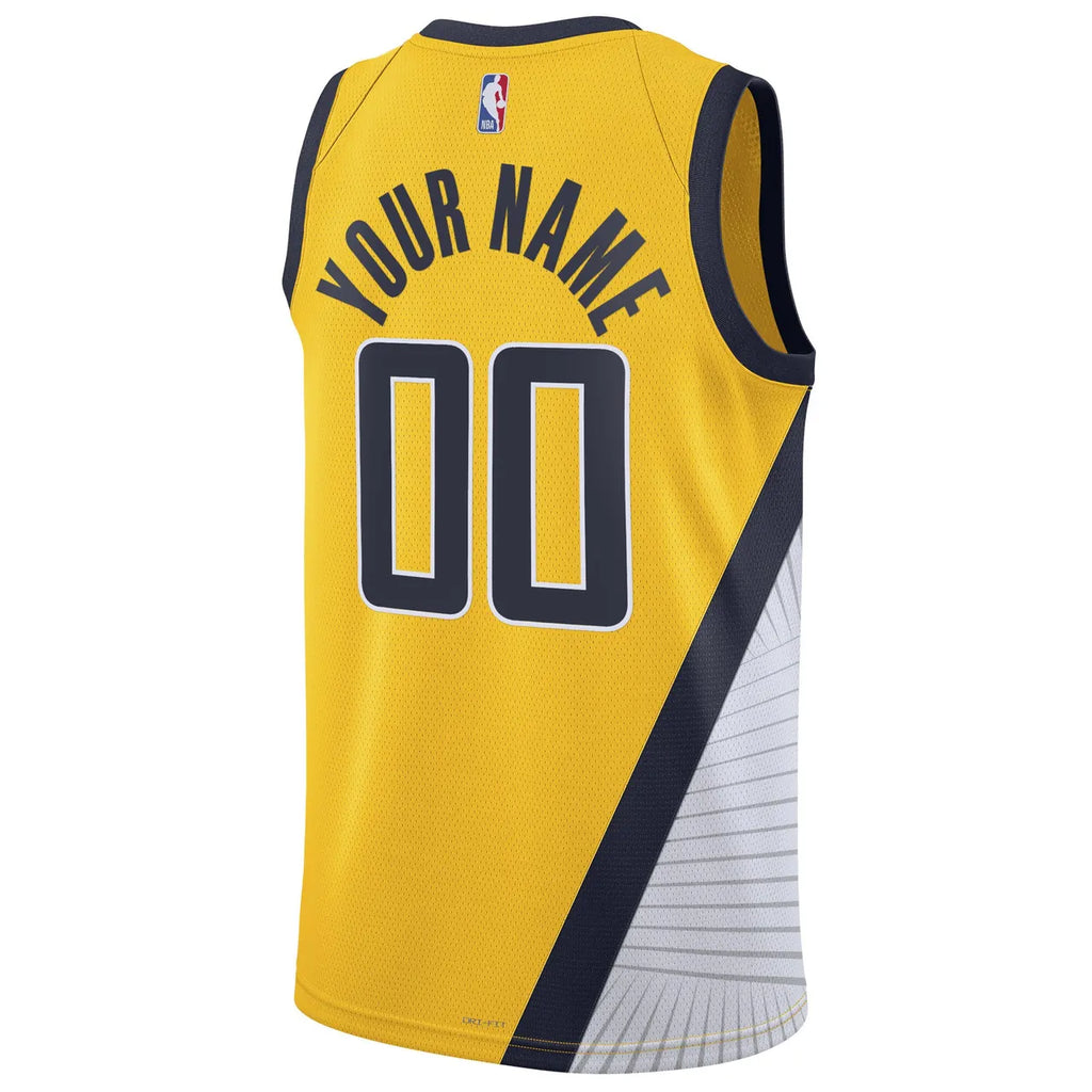 indiana Jordan Pacers Gold Jersey - Hình 2