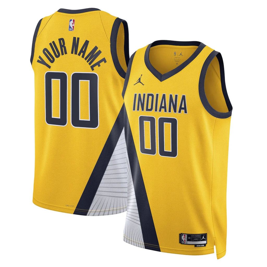 indiana Jordan Pacers Gold Jersey