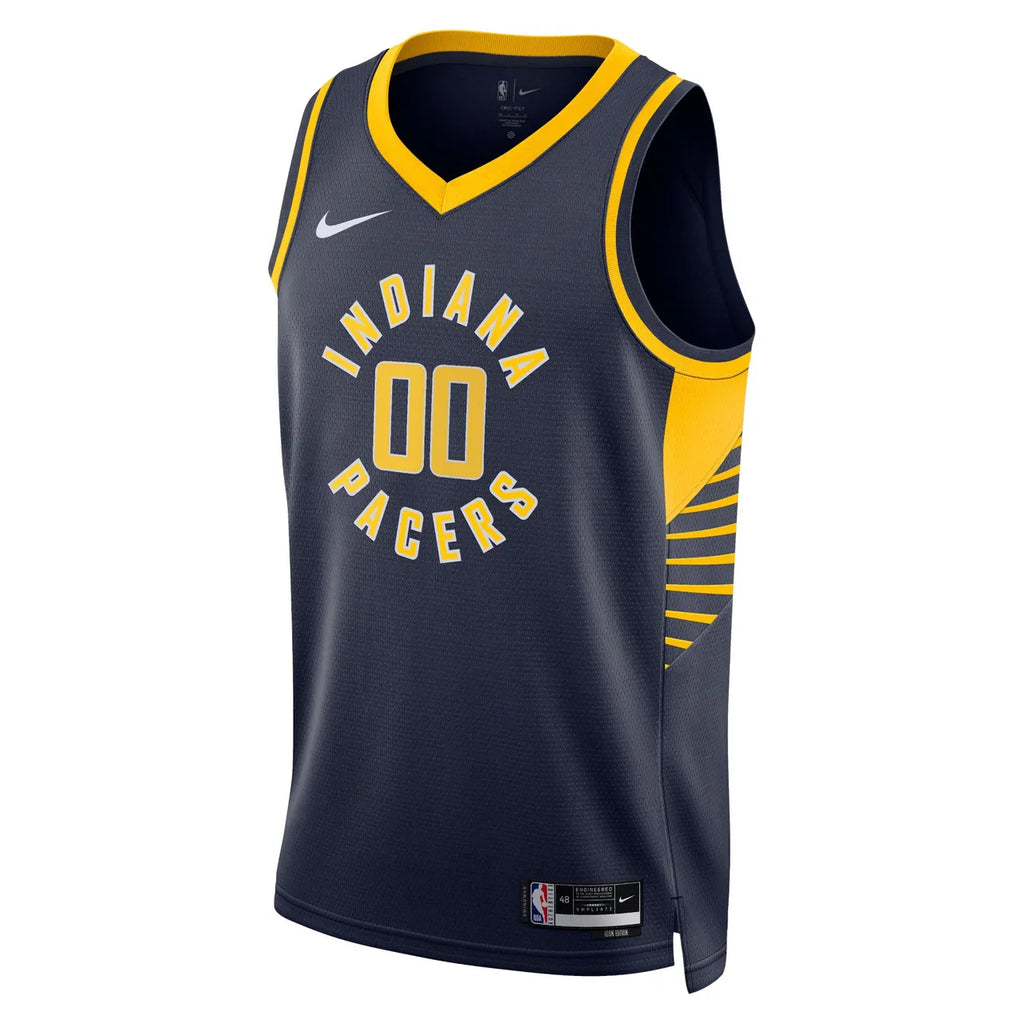 Pacers Navy Custom Jersey nike icon - Hình 2