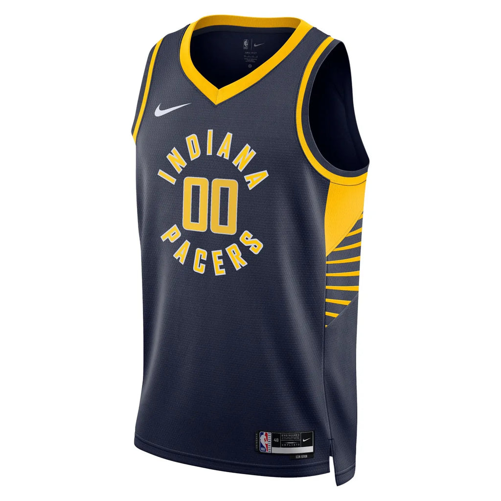 Pacers Navy Icon Custom Jersey - Hình 3