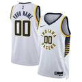nike association Pacers White Custom Jersey