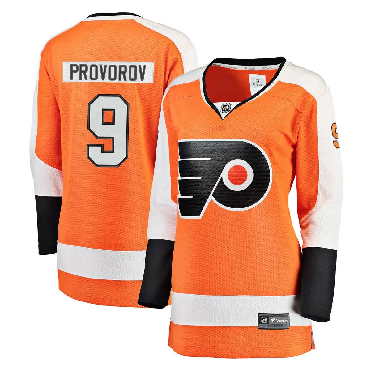 fanatics Provorov Flyers Orange Jersey