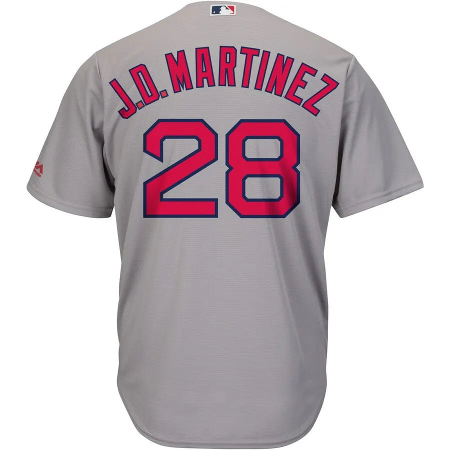 Martinez Red Sox Gray Jersey - Hình 3