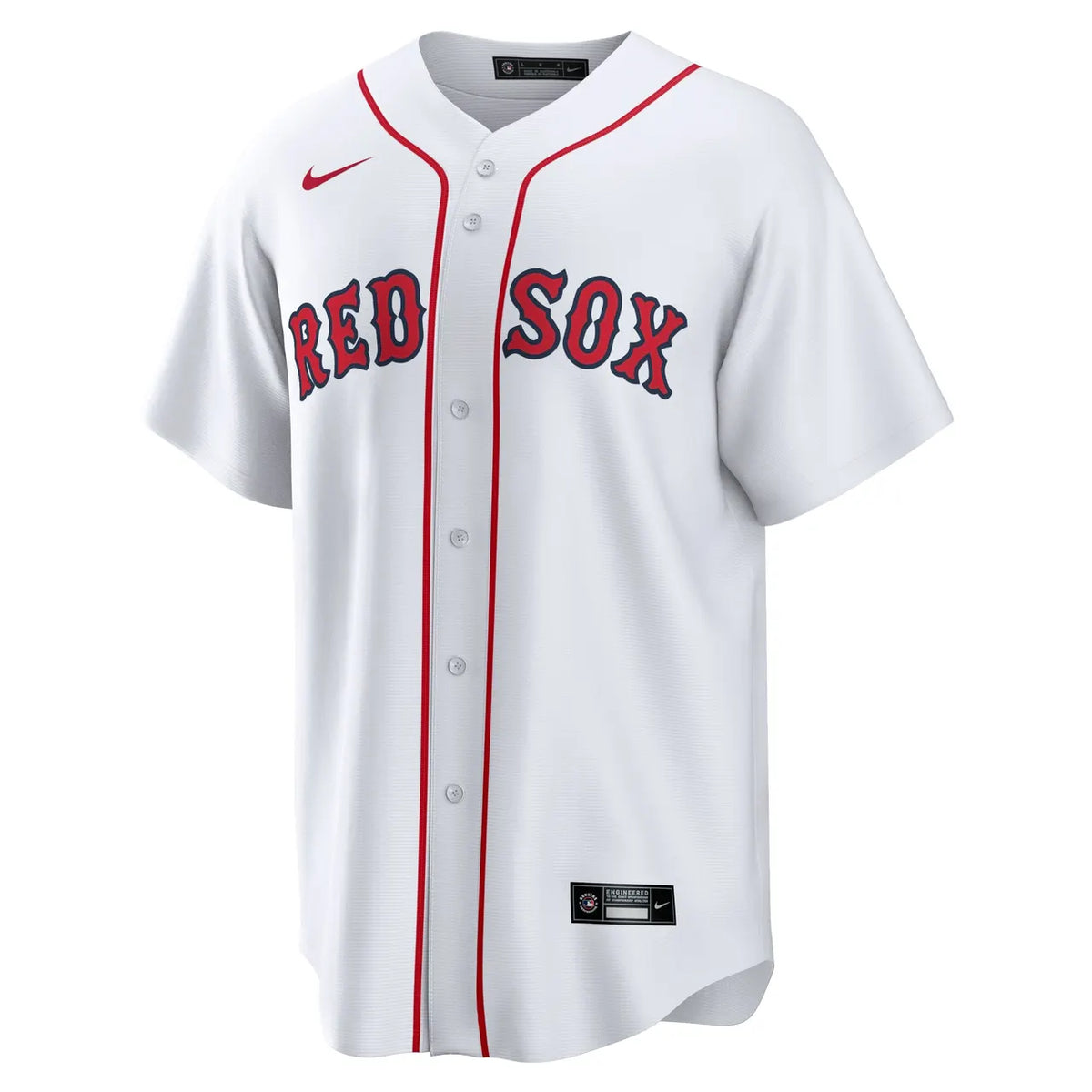nike Red Sox Martinez White Jersey - Hình 3
