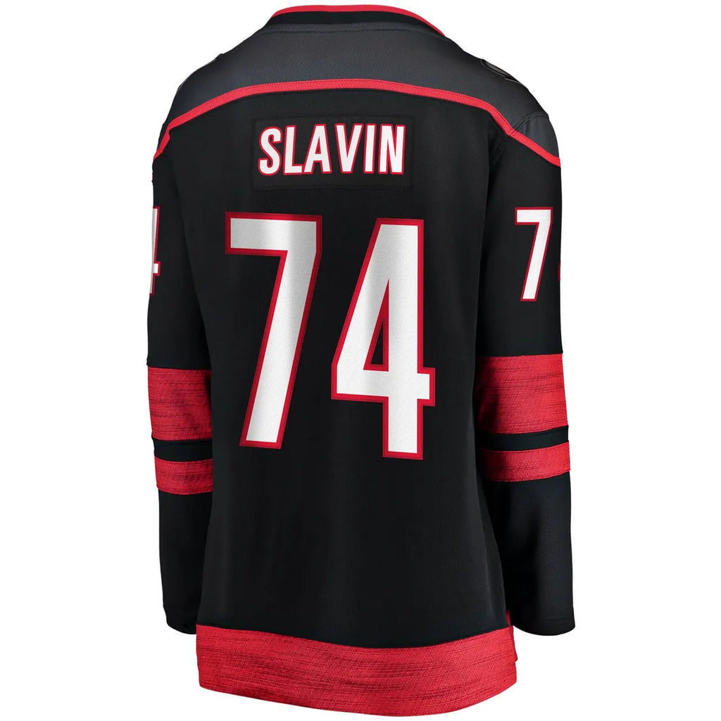 red Fanatics Slavin Hurricanes Jersey - Hình 7