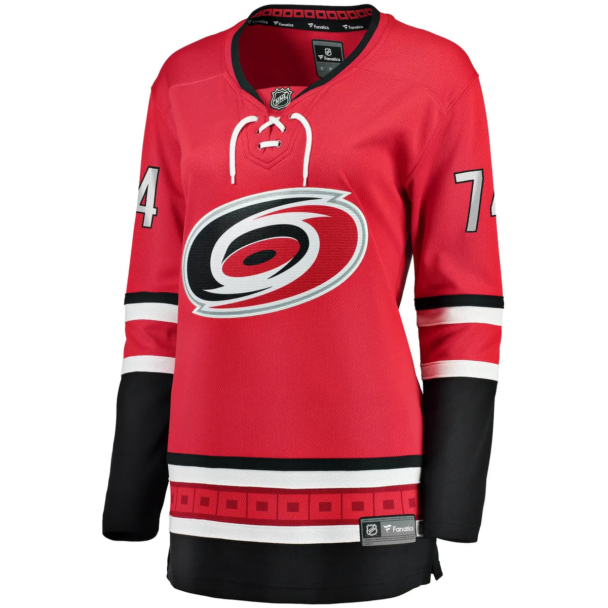 red Fanatics Slavin Hurricanes Jersey - Hình 3