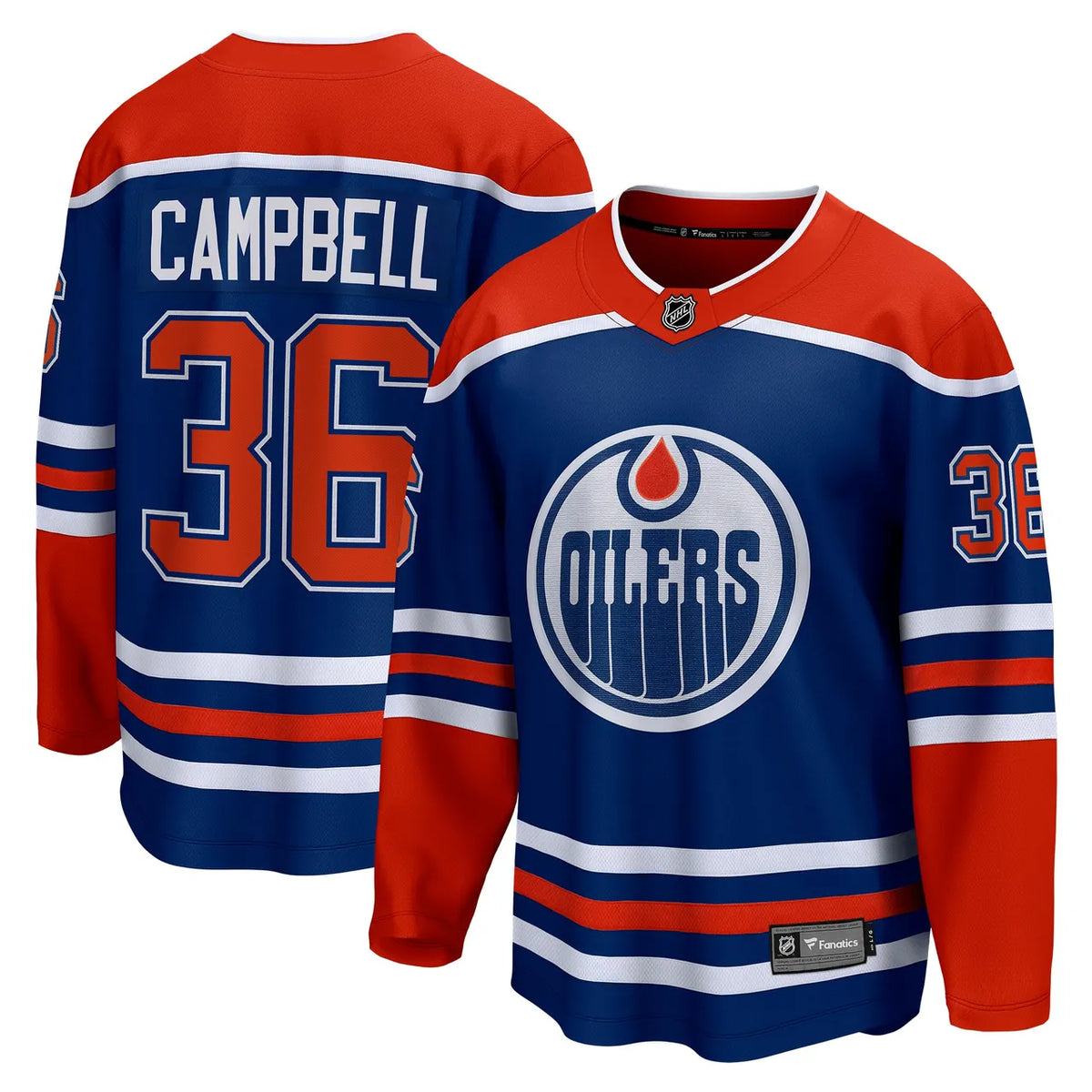 Oilers Campbell #36 Jersey fanatics - Hình 13