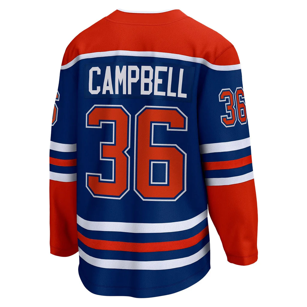 Oilers Campbell #36 Jersey fanatics - Hình 5