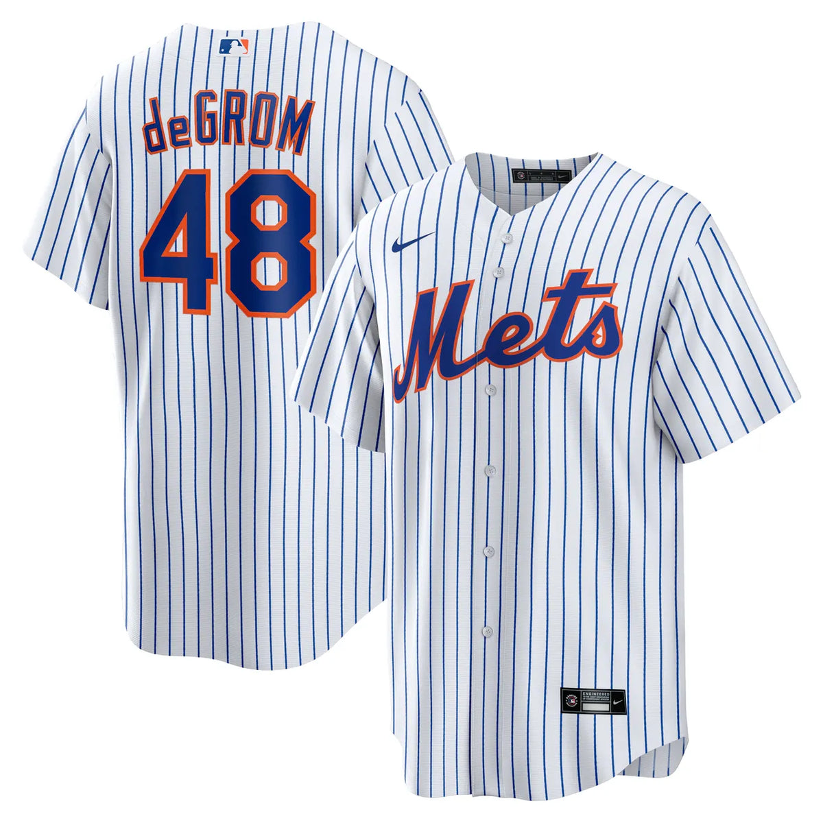 authentic Nike deGrom Mets Pinstripe Jersey