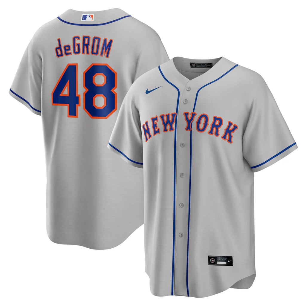 deGrom Mets Gray Jersey