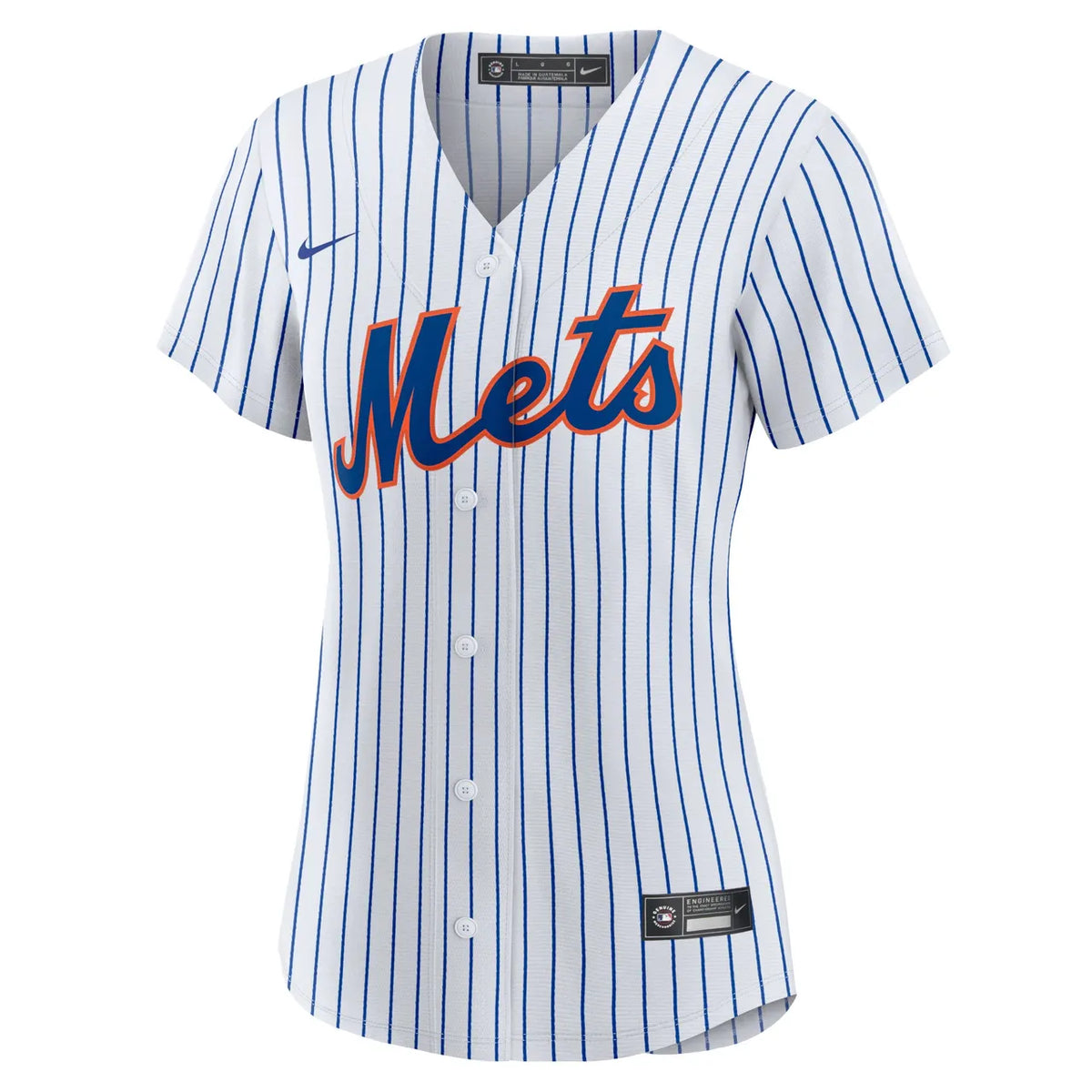 nike deGrom Mets Pinstripe Jersey - Hình 3
