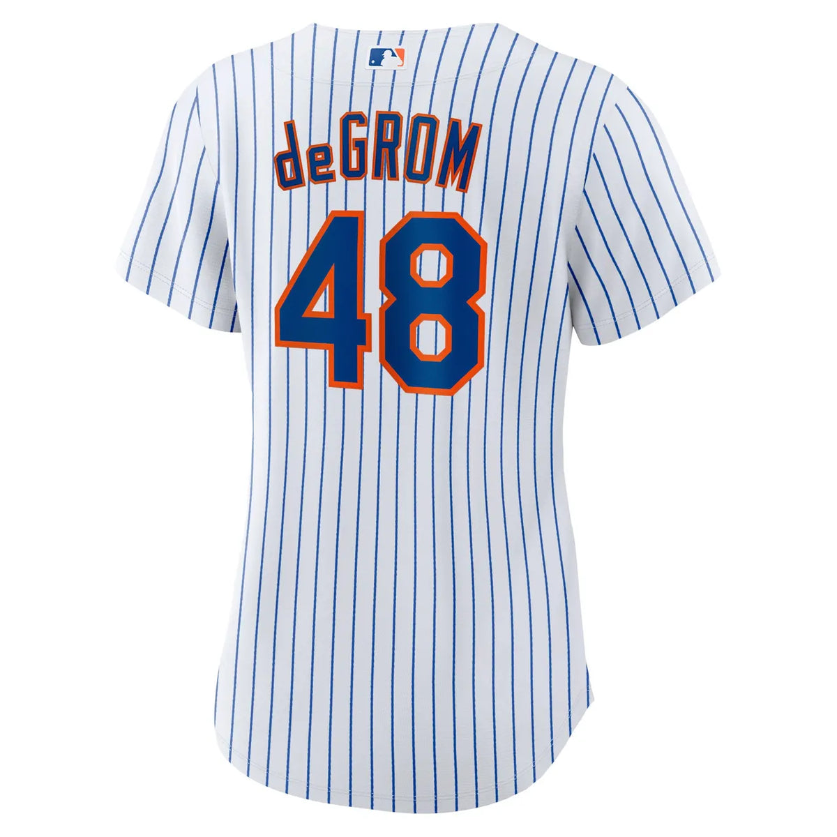 nike deGrom Mets Pinstripe Jersey - Hình 4