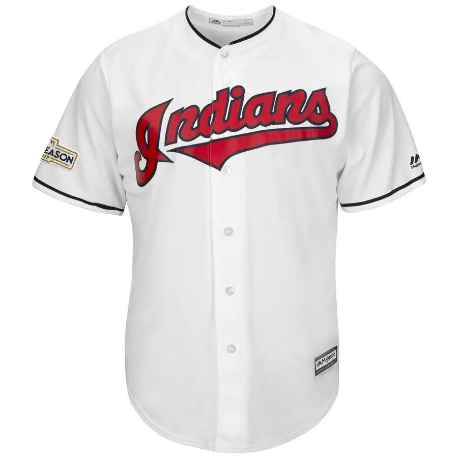 majestic Bruce #32 Indians Jersey - Hình 2