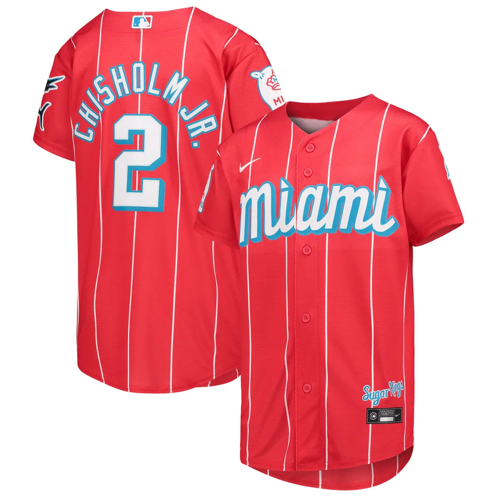 Chisholm Jr Marlins Sugar Kings Jersey
