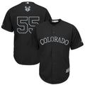 alternate Majestic Rockies Black Jersey
