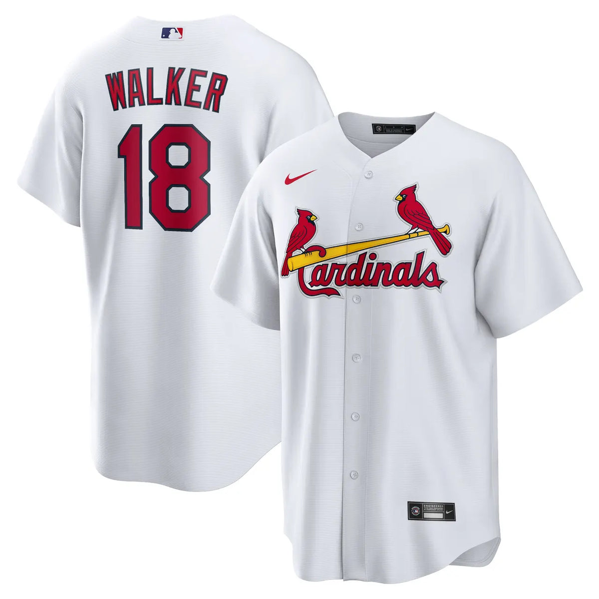 authentic Nike Walker Cardinals White Jersey - Hình 2