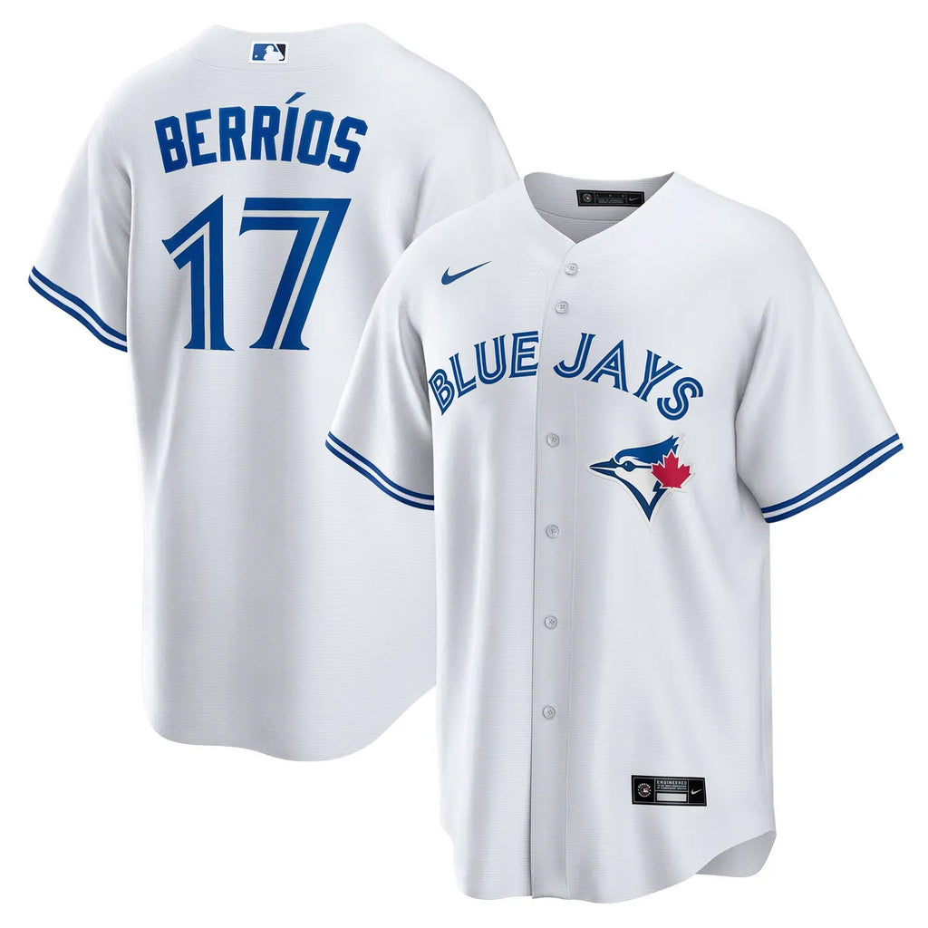 Berrios Blue Jays White Jersey - Hình 2