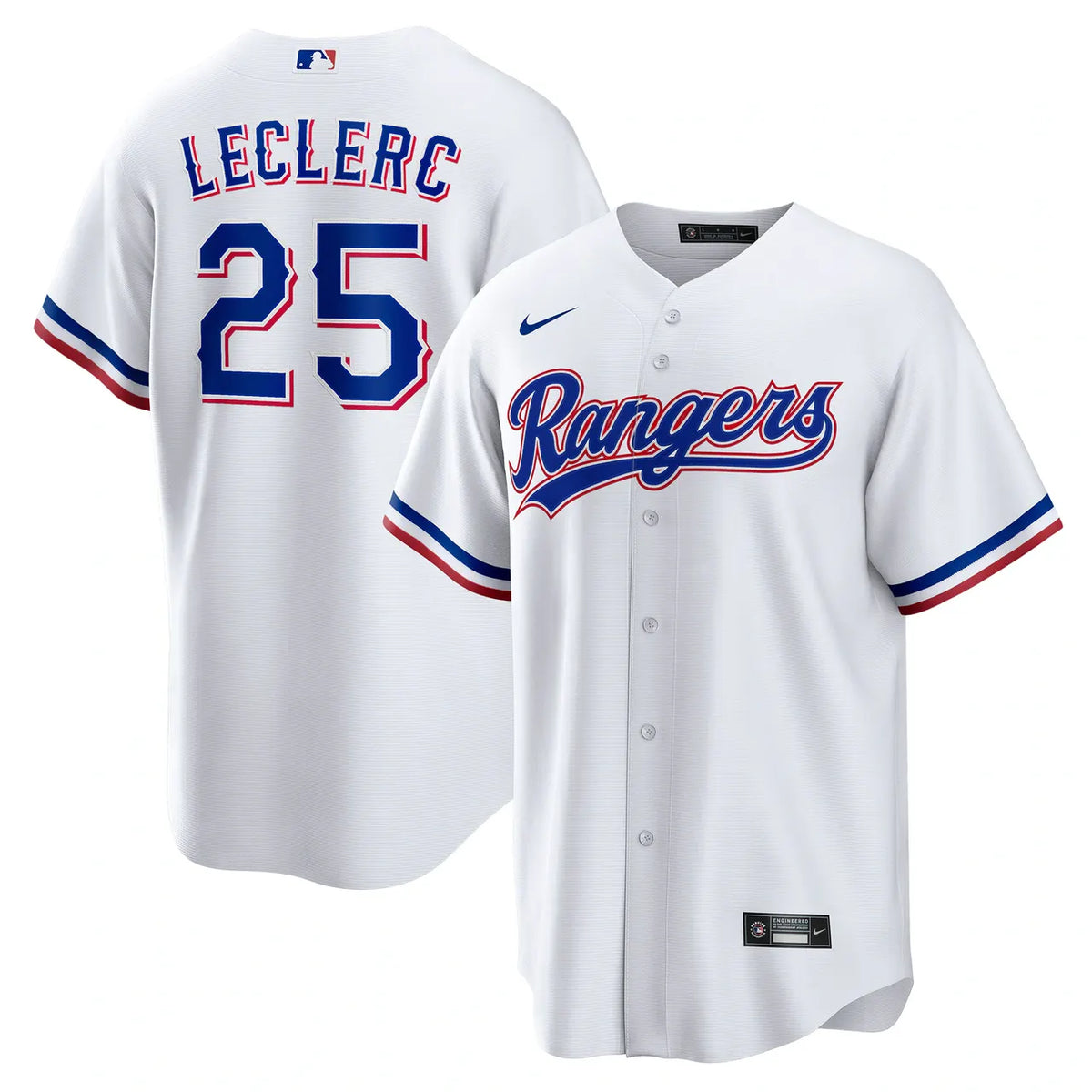 Leclerc Rangers White Jersey