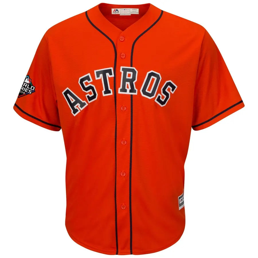 majestic Orange Altuve Astros Jersey - Hình 2