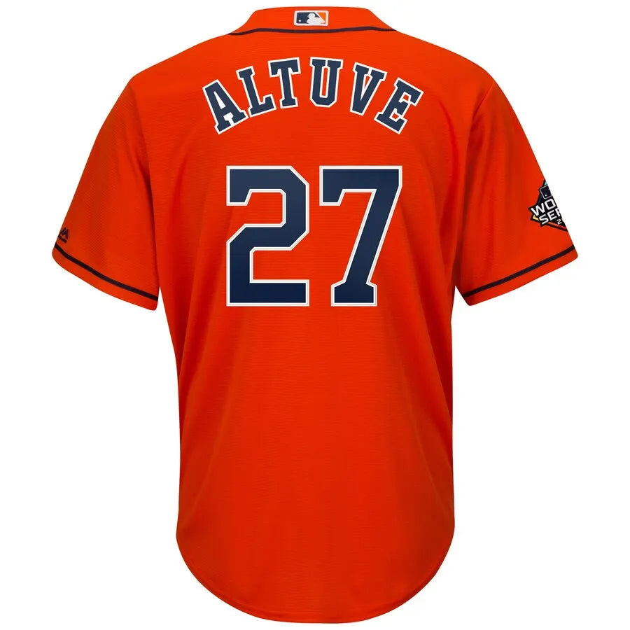 majestic Orange Altuve Astros Jersey - Hình 3